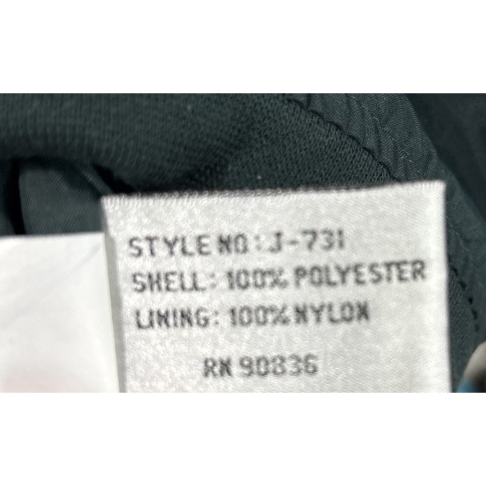Vtg PORT AUTHORITY On Tour Heisman XL Green Windbreaker Jacket Microfiber‎ Lined - Picture 10 of 11